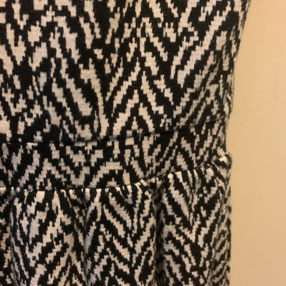 Madewell Hi Line Black and White Knit Dress - Picture 7 of 7